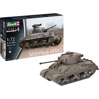 Revell Sherman M4A1Plastic ModelKit tank 03290 1:72
