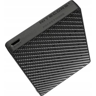 NITECORE Pocket 10000 10000 mAh преносимо зарядно устройство с USB-C и вграден кабел (POCKET10000) (POCKET10000)