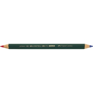 Faber-Castell 873 шестоъгълна дебела червена/синя пощенска марка FC117500 (FC117500)