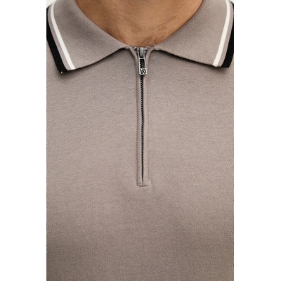 Giorgio Armani Памучна тениска с яка Armani Exchange (XM001977.AF20139)