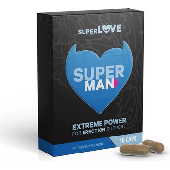 SuperLove SuperMan Extreme Power for Erection Support 10 caps