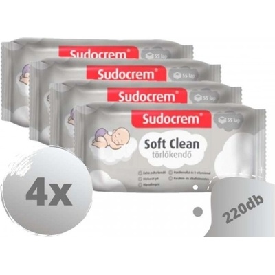 Sudocrem Soft clean 4 x 55 ks