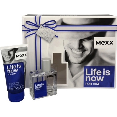 Mexx Life Is Now for Him EDT 30 ml + sprchový gél 50 ml darčeková sada