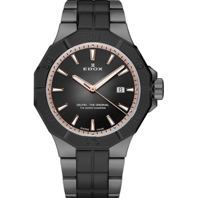Edox Delfin The Original 53021-37GNM-NDR - Мъжки часовник (53021-37GNM-NDR)