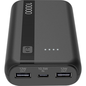 Cellularline Външна батерия Cellularline Power Bank 10000 mAh (PBENTRY10000K)