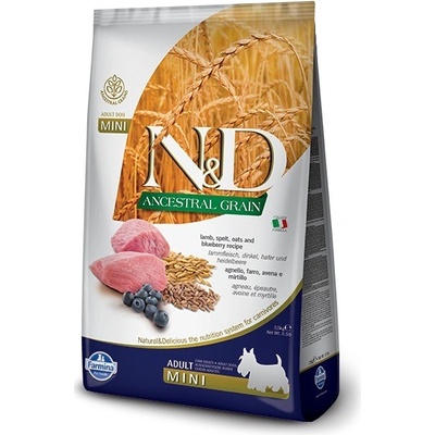 N&D DOG LG LAMB & BLUEBERRY Adult MINI 2,5 kg
