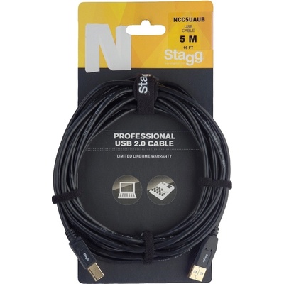 Stagg NCC5UAUB USB 2.0, USB A/USB B, 5m