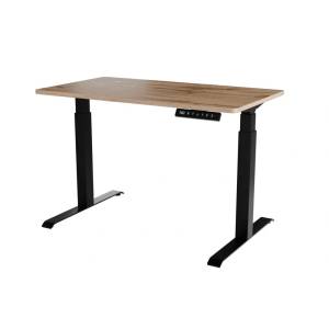 Cama meble Бюро с електрическо регулиране на височината MOON 121x67x72-120 черно/ (104023)