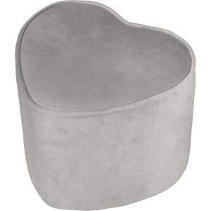 Roba Светлосиво кадифено бебешко пуфче Lil Sofa - Roba (450130GA)