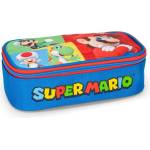 Panini Овален ученически несесер Panini Super Mario - Red & Blue (73207)