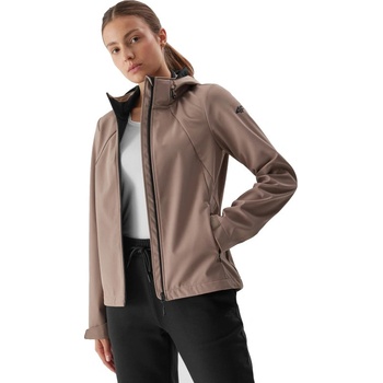 4F-Softshell Jacket-aw23tsoff152-82s-light Brown