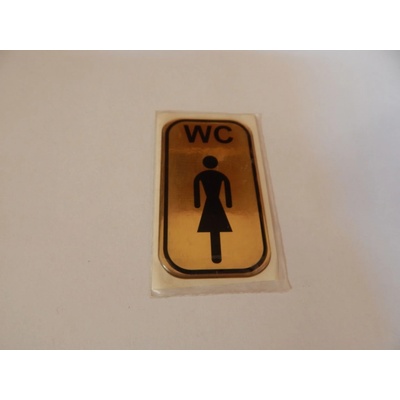 Samolepka WC ženy