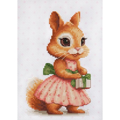 Luca-S ГобленКатеричка с подарък b1414