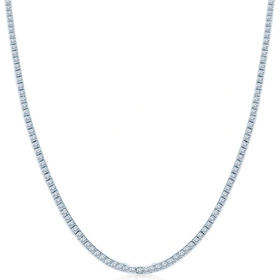 SAVICKI Тенис колие Share Your Love 2.5 mm: бяло злато, лабораторни диаманти