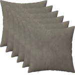 vidaXL Калъфка за възглавница 6 pcs HEERLEN Светлосиво 30 x 30 cm (907368)