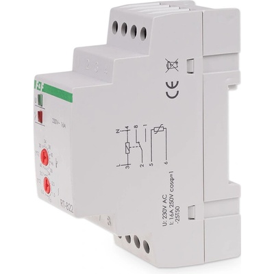 RT-822 - Mechanický priemyselný termostat, 230V, 16A, 30-60°C