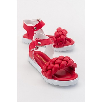 Moda Trend Детски сандали с велкро закопчаване - Червени #381811 (381811_Червен)