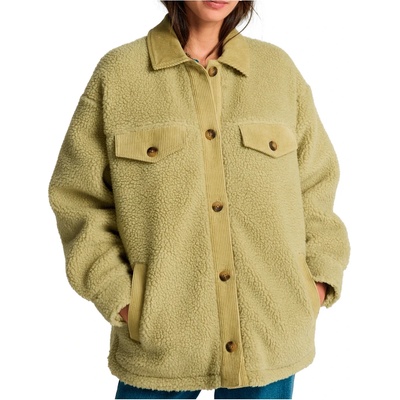 Billabong Дамско поларено яке Billabong Women's Coastal Waves Fleece jacket - Cactus Green (105-7207-0112)