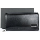 ELLINI dámská kožená peněženka černá