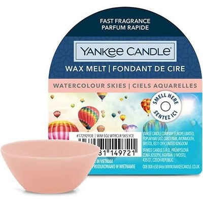 Yankee Candle Watercolour Skies vosk do aromalampy 22 g