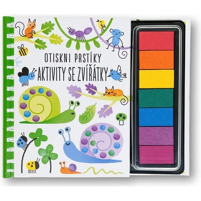 Otiskni prstíky - Aktivity se zvířátky - Fiona Wattová