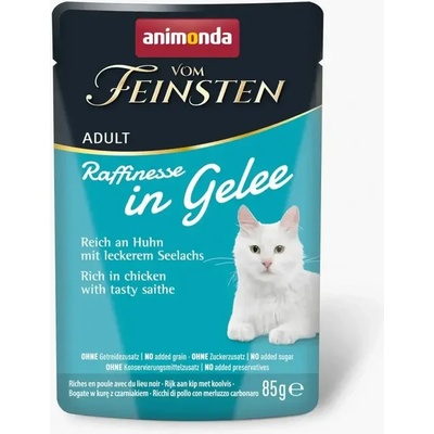 Animonda Vom Feinsten Raffinesse пауч за котки с пилешко и американска треска 85gr