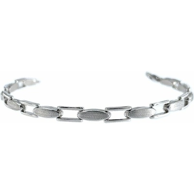INFINITYSILVER Stříbrný náramek stampato mat CM16218