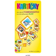 Kartičky pro nácvik vyjmenovaných a s nimi příbuzných slov