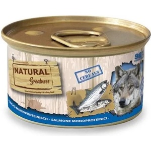 Natural Greatness Salmon Monoproteinic Recipe - Монопротеин Сьомга (за чувствителни стомаси), 170 гр, Испания NGD17004