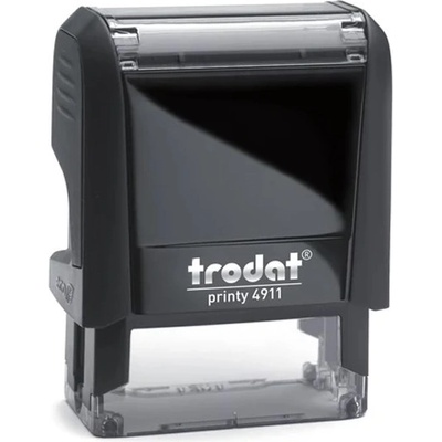 TRODAT Печат TRODAT Printy 4.0 4911 екочерен корпус червен тампон 4911F/P (4911F/P)