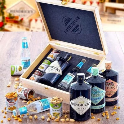 Dárková Sada Hendrick's Gin Contraband Víko s gravírovaným textem