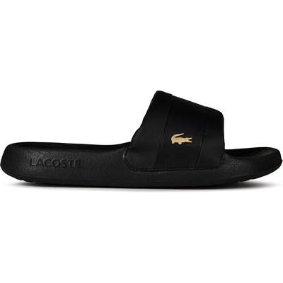 Lacoste Serve Metal Slides - Blk/Blk/Gold