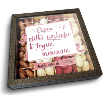 Sablio Mandle v čokoláde Přeji ti vše nejlepší k tvému svátku 4 x 80 g