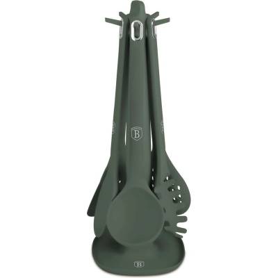 Pro-Tech shop Sada kuchynského náradia s otočným stojanom Matte Green 6-dielna 55045