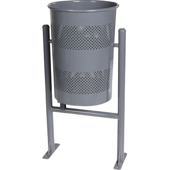 NIKA Парков кош поцинкован, правохово боядисан, обем 60 литра (1619)