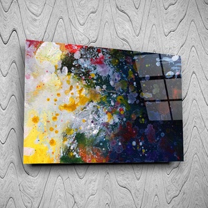 Art gift Стъклено АРТ пано - Цветна експресия