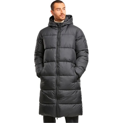 Urban classics Палто Urban classics Long Puffer coat - Black (Black)