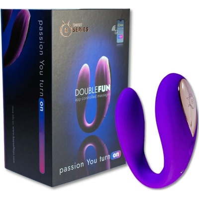 Satisfyer Double Fun Partner pro páry ovládaný aplikací Violet