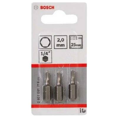 Bosch HEX2 25 mm 3 ks 2607001718