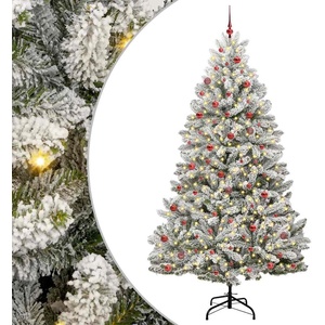 vidaXL С изкуствено коледно дърво 270 cm 300 LED светодиода Топло бяло (3395775)