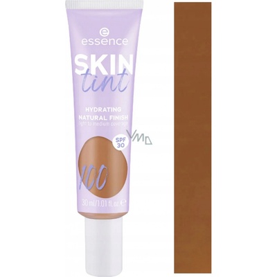 Essence Skin Tint Hydrating Natural Finish SPF30 ľahký hydratačný make-up 100 30 ml