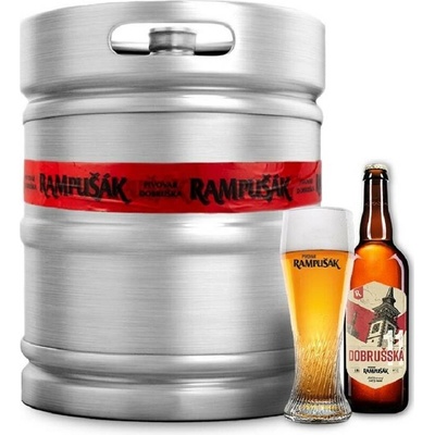 Rampušák 11 světlý ležák nefiltr. 4,4 % 30 l (sud)