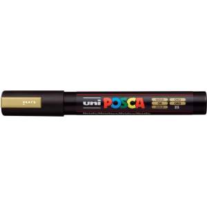 uni Декоративен маркер, 1, 8-2, 5 мм, UNI "Posca PC-5M", златен 286666000 (286666000)