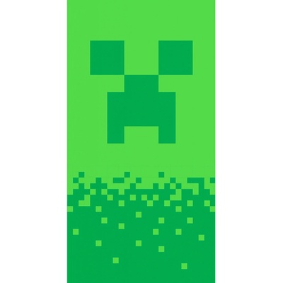 Jerry Fabrics Dětská osuška 70 x 140 cm ‒ Minecraft Creeper