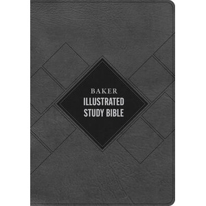 CSB Baker Illustrated Study Bible, Charcoal Leathertouch, Indexed (ISBN: 9798384540229)