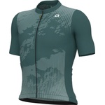 Alé Мъжка фланелка с къс ръкав за колоездене Alé Krakatoa Jersey Cycling jersey - Steel (056-3420-0515)