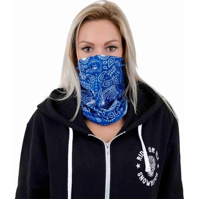 Snowbitch nákrčník Mountain Bandana blue
