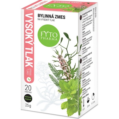 Fyto bylinný čaj NA VYSOKÝ TLAK 20 x 1,5 g