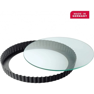 KAISER forma na quiche s odnímatelným skleněným dnem 26cm Crystal Baking
