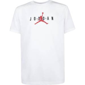 Air Jordan Детска тениска Air Jordan Air Longline Graphic T Shirt Junior Boys - White/Red 09